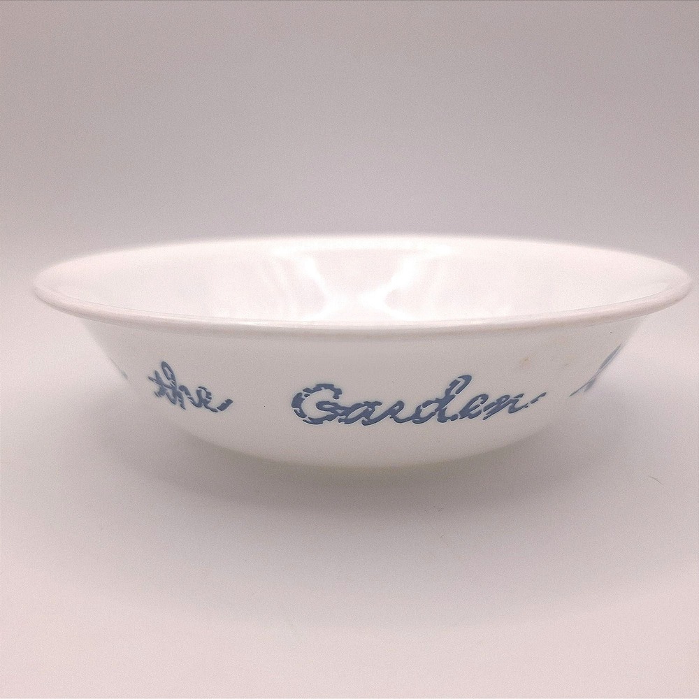 Corning Corelle Bowl In The Garden Blue Rustic Discontinued Small Dessert 5.5 In